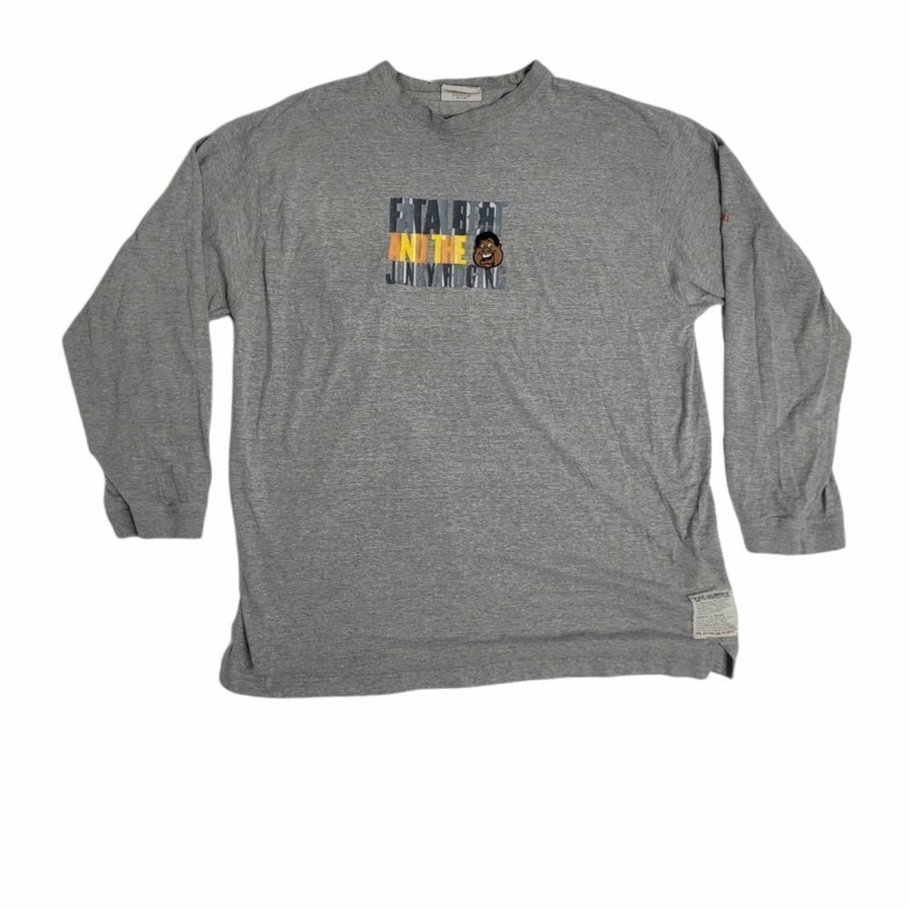 VINTAGE 90s/Y2K Fat Albert x Fubu gray long sleeve shirt XL